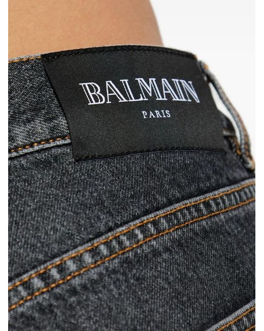 Balmain Jeans Met Logopatch in het Blue voor heren