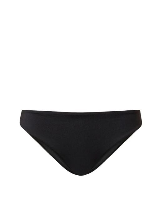 Twinset Black Bas De Bikini À Détail De Logo