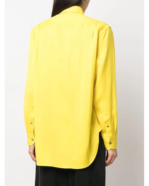Studio Nicholson Button-Down Blouse in het Yellow