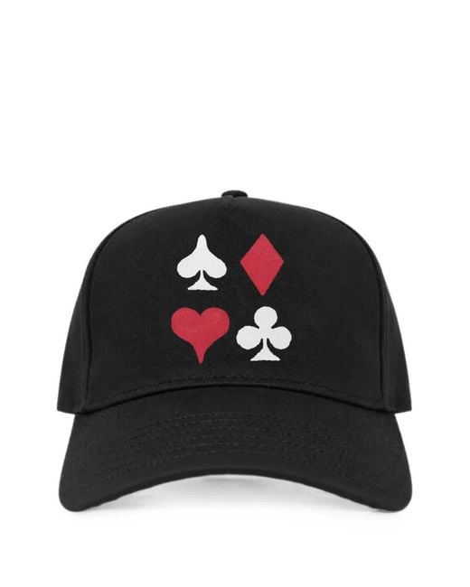 Melt Black Graphic-Print Baseball Cap for men