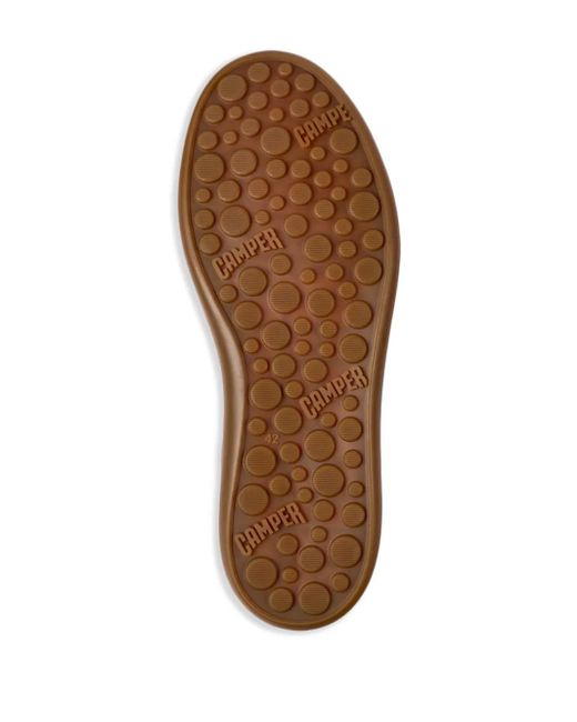 Camper Brown Pelotas Soller Leather Sneakers for men
