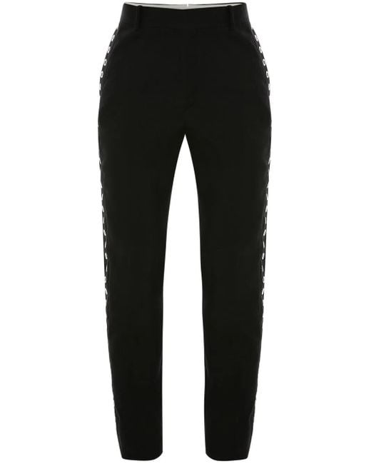 McQueen Broek Met Ringlets in het Black voor heren