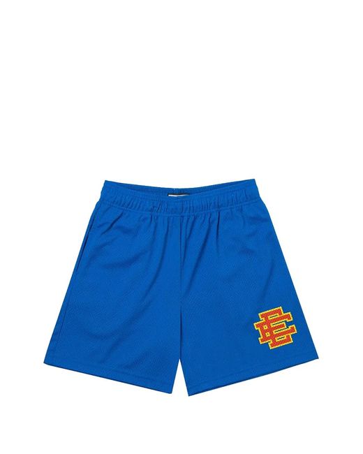 Eric Emanuel Blue Mesh Texture Shorts for men