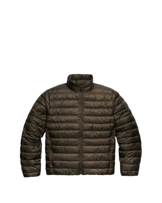 Canada Goose Green Stratus Logo-Patch Quilted Jacket