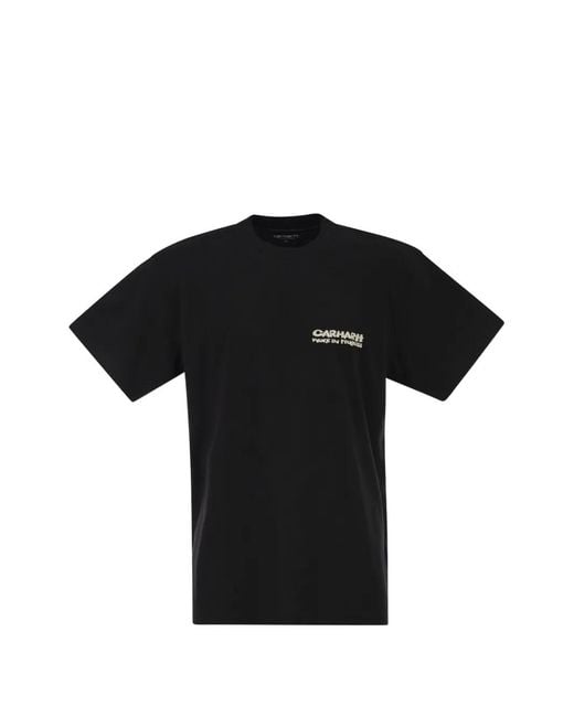 Carhartt Black Cubist Graphic-Print T-Shirt