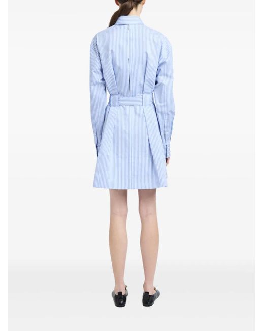 Proenza Schouler Blue Viola Mini Dress