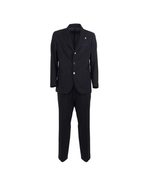 Tombolini Blue Zero Gravity Pin-Detail Suit for men