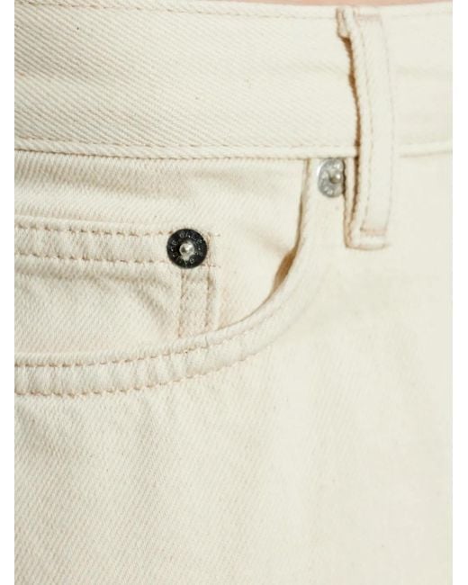 Samsøe & Samsøe White Saeddie Belt-Loop Pocket Jeans for men