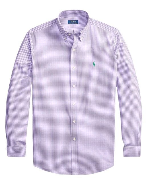 Chemise à carreaux vichy Polo Ralph Lauren pour homme en coloris Purple