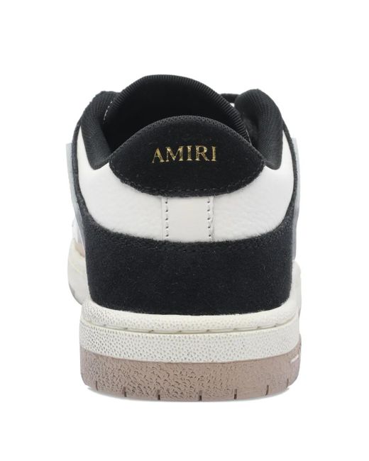 Amiri Natural Skel Top Leather Sneakers for men