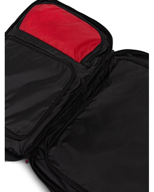 Eastpak Black Cnnct Logo-Patch Panelled Backpack