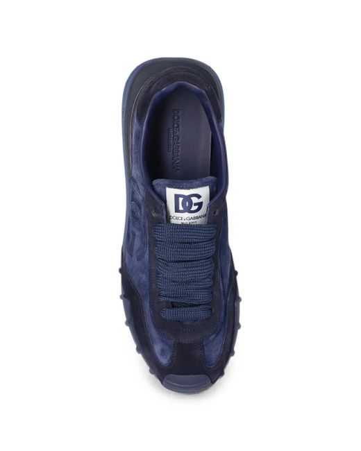 Dolce & Gabbana Blue Dg Athletic Split Sneakers for men