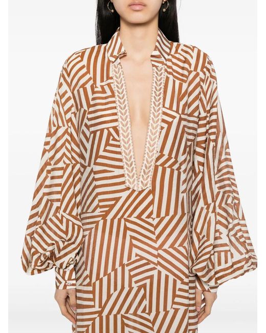 Bambah Natural Geo Dress