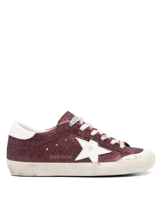 Golden Goose Deluxe Brand Brown Super-Star Leather Sneaker
