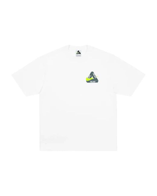 Palace White X Nike Tri Swoosh T-Shirt for men