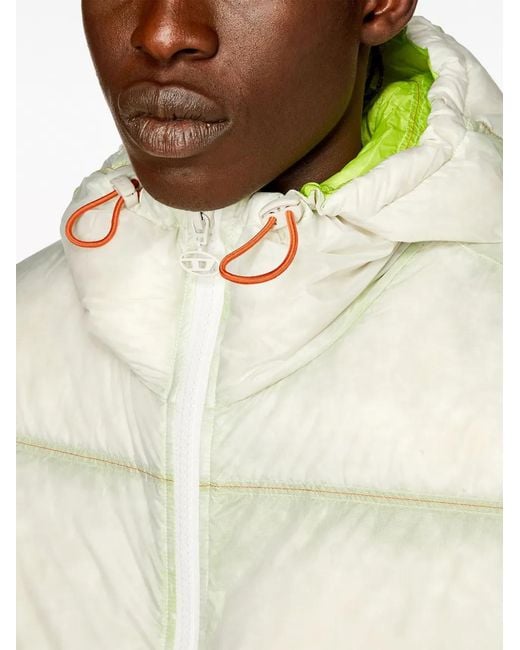 DIESEL Natural Ripstop Down Jacket for men