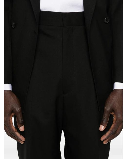 Reveres 1949 Black Double-Breasted Suit for men