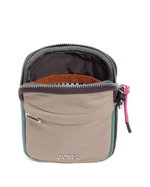 Bimba Y Lola Gray Zip-Fastening Cross Body Bag