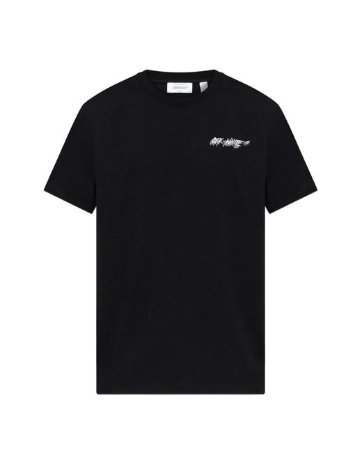 Off-White c/o Virgil Abloh Black Off Logo S/S Slim Tee for men