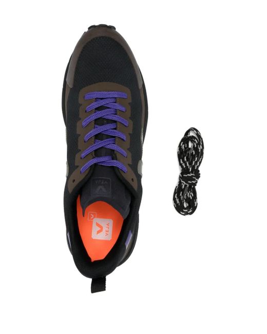 Veja Black Vibram Sneakers for men