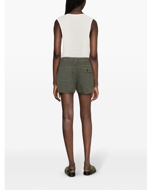 Zadig & Voltaire Twill Shorts in het Green