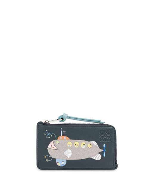 Loewe Blue Submarine Wallet