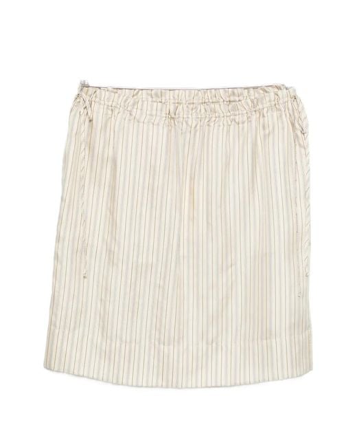 Totême Natural Striped Mini Skirt