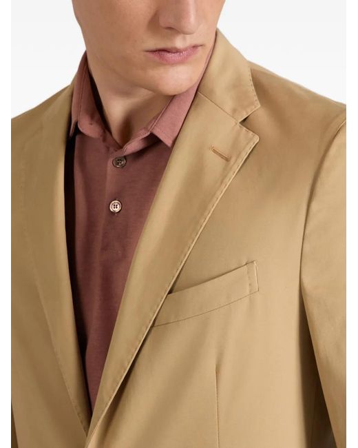 Incotex Natural Patch-Pocket Blazer for men