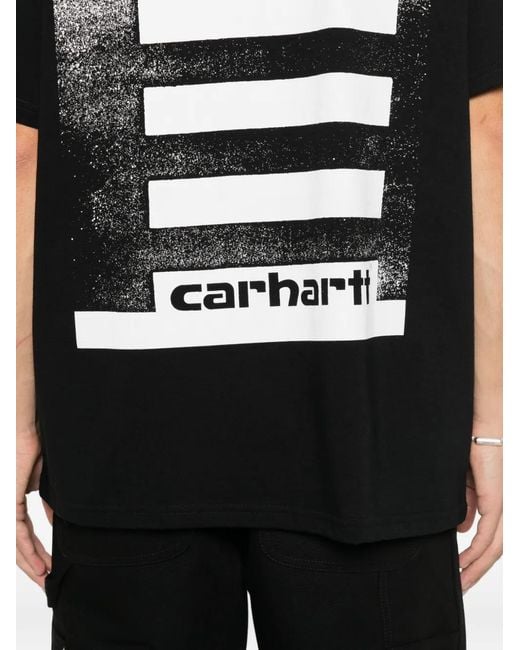 Carhartt Black S/S Archive Lines T-Shirt for men