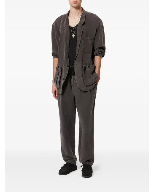Isabel Marant Gray Stan Buttoned Pocket Blazer for men
