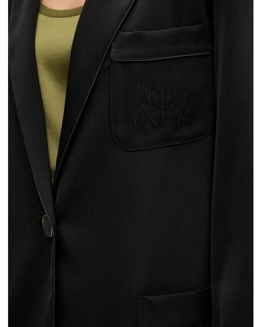 ARMANI EXCHANGE エンブロイダリーポケット ジャケット Black
