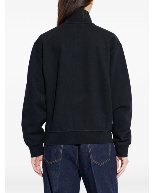DSquared² Blue Half-Zipper Sweatshirt