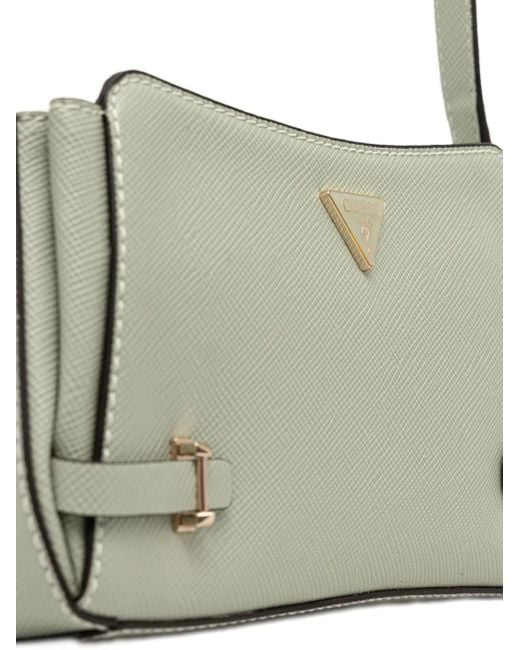 Guess Gray Rosalba Buckle Cross Body Bag