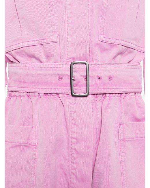 Max Mara Playsuit Met Elastische Taille in het Pink