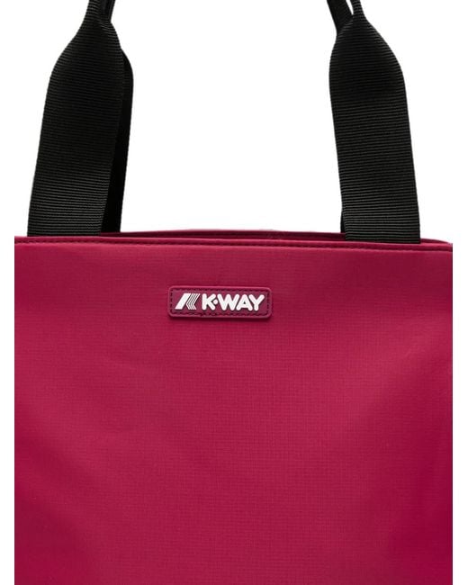 K-Way Red Sac À Main Aisy À Fermeture Zippée
