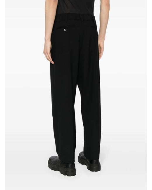 Pantalones ajustados con cordones Sacai de hombre de color Black
