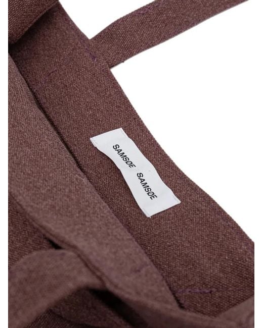 Samsøe & Samsøe Purple Saluca Tote Bag