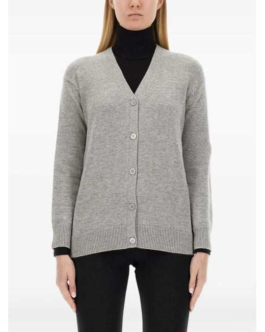 Cárdigan Con Botones Max Mara de color Gray