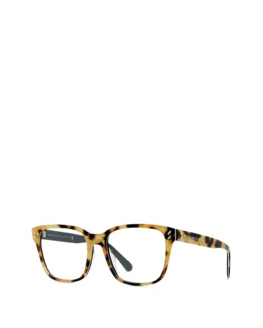 Stella McCartney Black Square-Frame Glasses