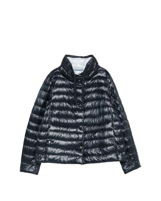 Herno Blue Polyamide Polyester Down Parka