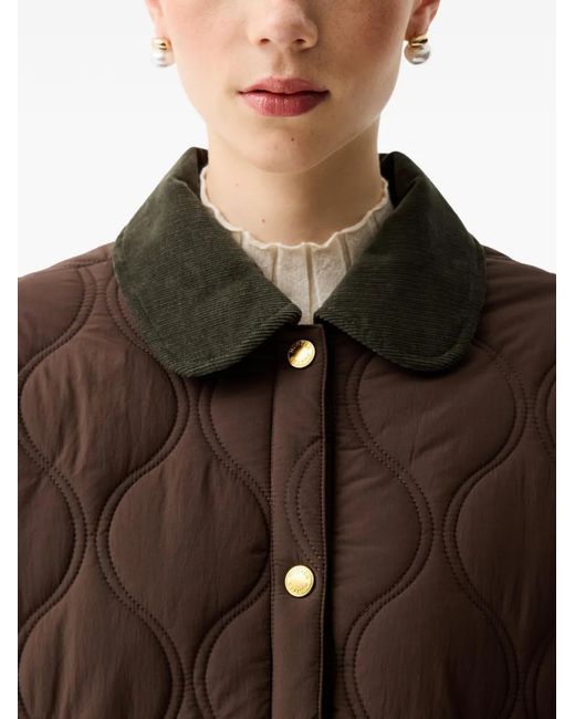 Hunter Brown Witton Onion-Quilted Jacket