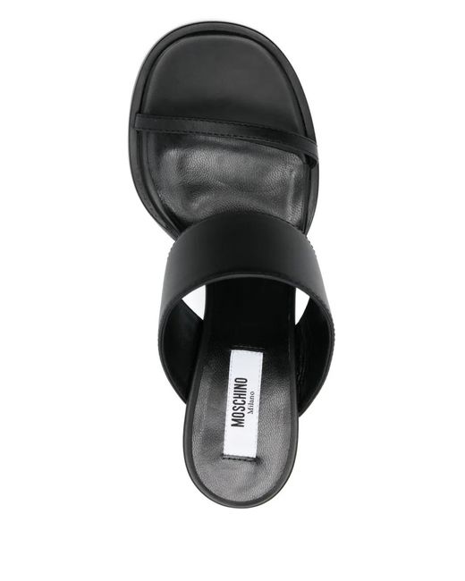 Moschino Black Sandals