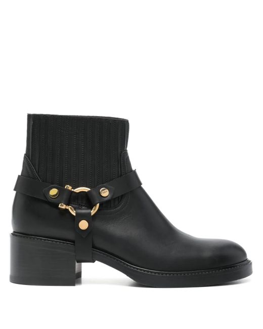 Chloé Black Dakota Boots