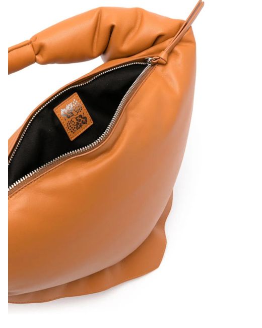 Borsa Tote Tortelino di FEDERICO CINA in Orange