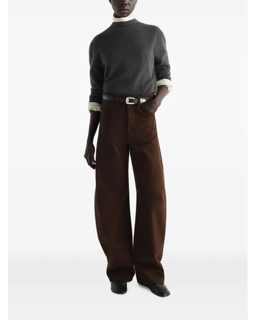 Lemaire Gray Reversible Buttoned Sweater