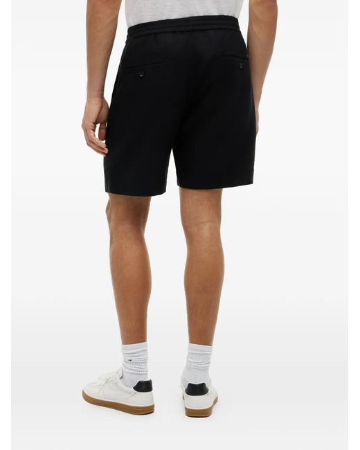 Tommy Hilfiger Black Dover Drawstring Elasticated Shorts for men
