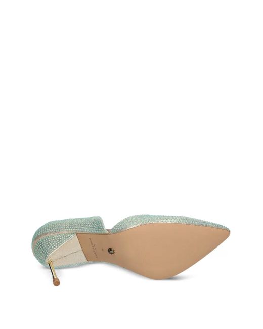 Kurt Geiger Metallic 90Mm Crystal-Embellished Pointed-Toe Pumps