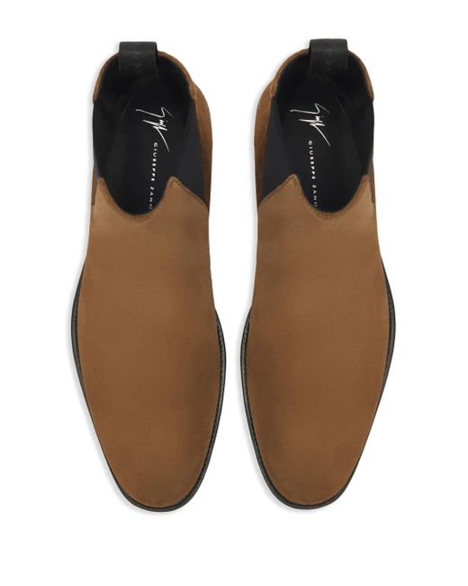 Giuseppe Zanotti Brown Ryim Chelsea Boots for men