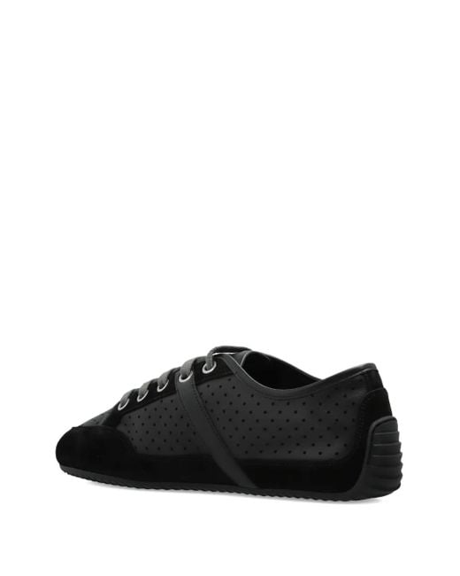 Givenchy Black Perforated Slim Sneakers for men
