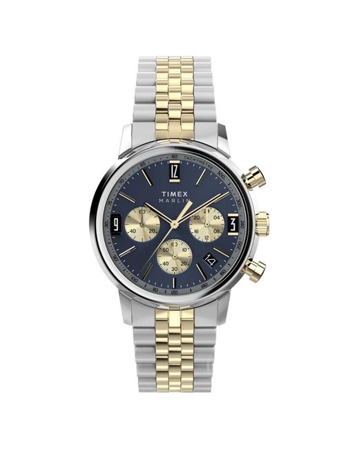 Timex Metallic Marlin Chronograph 40Mm Watch for men